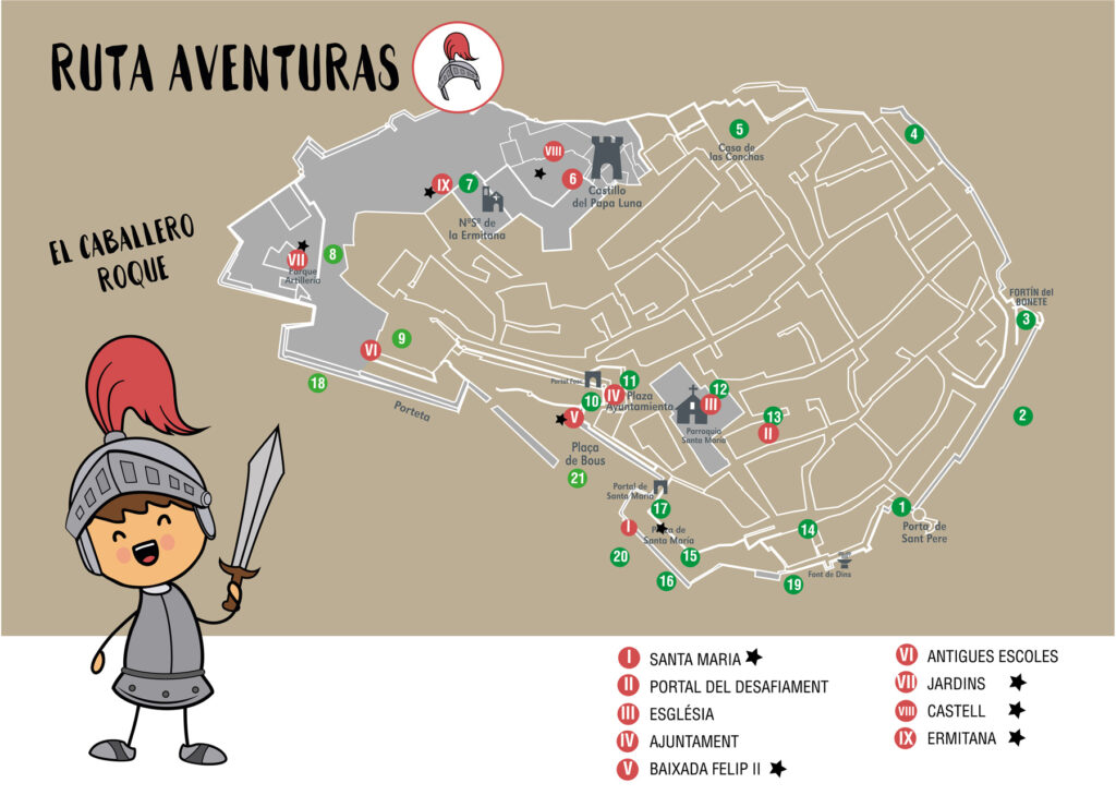 Plano ruta Aventuras